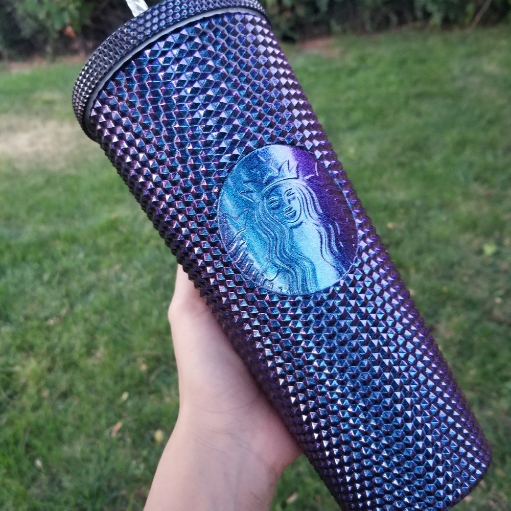 🆕️Starbucks, Custom, Duochrome Studded Tumbler - Picture 5 of 14